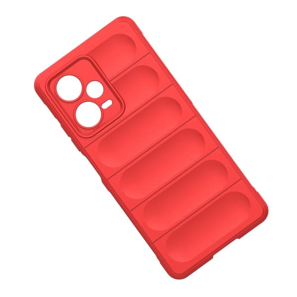 Flexibelt skal för Xiaomi Redmi Note 12 Pro+ Magic Shield-fodral, rött