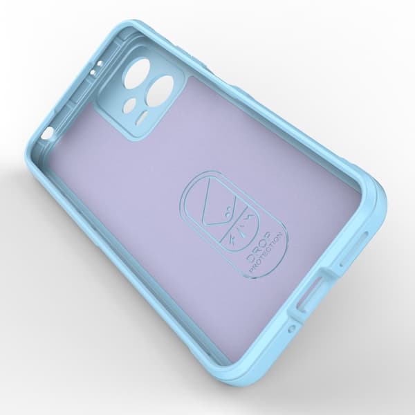 Flexibelt skydd för Xiaomi Redmi Note 12 5G / Poco X5 5G Magic Shield-fodral ljusblått