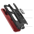 Miniatyrbillede 3 af 6: Pansret etui med fingerholder til iPhone 15 Pro Ring Armor rosa guld
