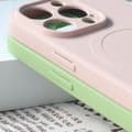Miniatyrbillede 5 af 5: Silikonetui med MagSafe til iPhone 15 Plus Silikonetui creme