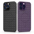 Miniatyrbilde 4 av 5: Flettet deksel til iPhone 15 med MagSafe Woven Case, lilla