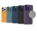 Miniatyrbilde 5 av 5: Flettet deksel til iPhone 15 med MagSafe Woven Case, lilla