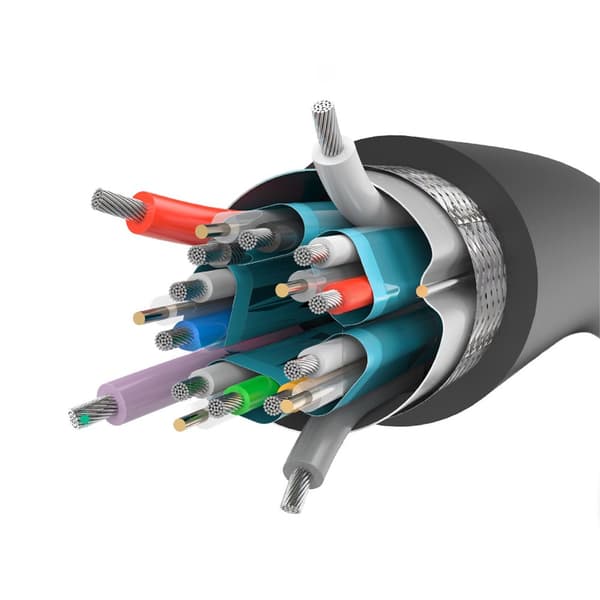 DisplayPort HDR 3D 4K-kabel 1m sort