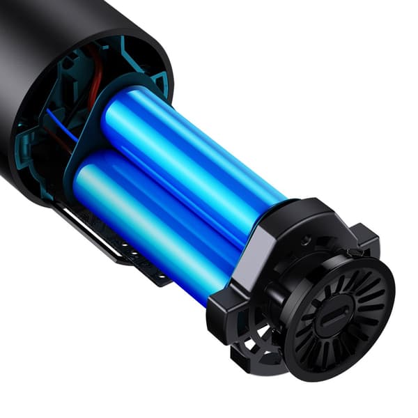 Baseus A5 USB-C 130W bilstøvsuger med baggrundsbelysning, sort