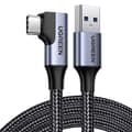 Pikkukuva 1 / 4: Kulma USB - USB-C-kaapeli 5Gb/s 3A 1m musta