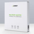 Miniatyrbilde 5 av 8: HUB Nettverksadapter USB-A - RJ45 10/100 Mbps / 3x USB 3.0 svart