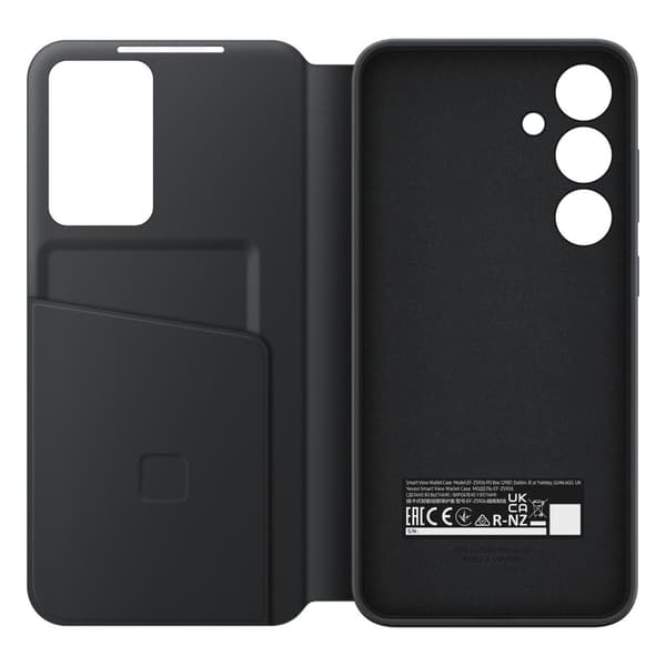 Originalfodral för Samsung Galaxy S24 kortficka Smart View Wallet svart
