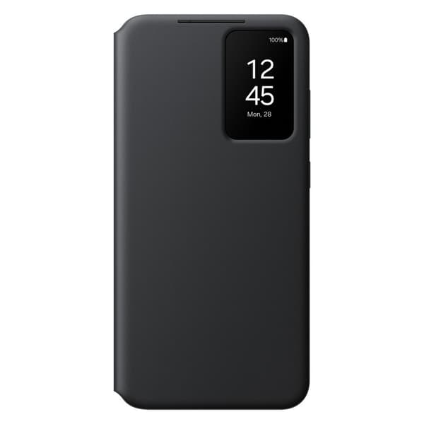 Originalfodral för Samsung Galaxy S24 kortficka Smart View Wallet svart
