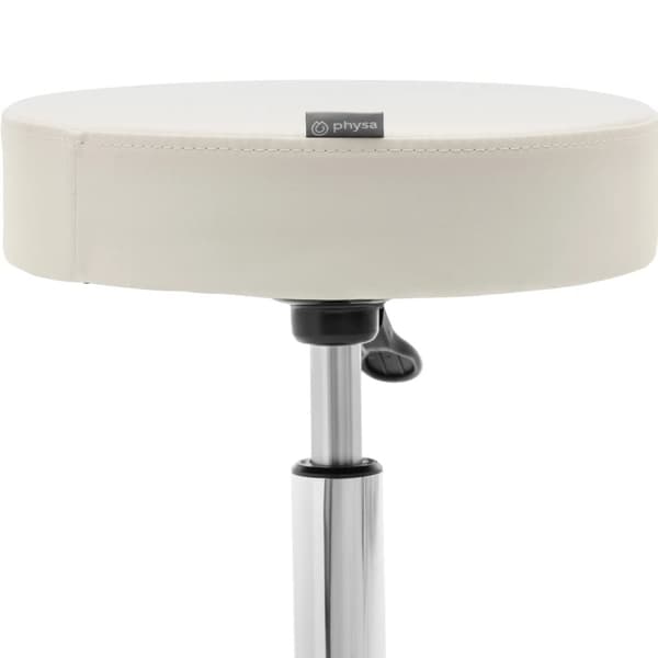 Kosmetisk pallpall på hjul upp till 150 kg WORCESTER - beige