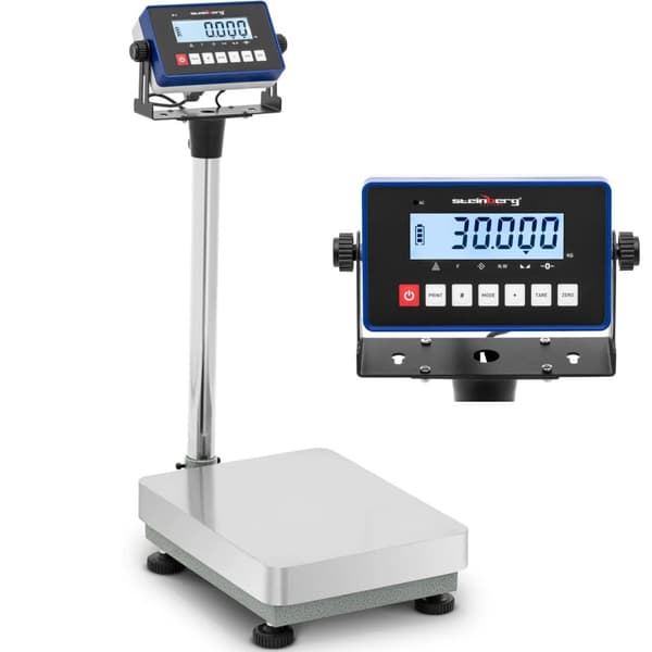 Lagerplatformsvægt 30 x 40 cm 30 kg / 0,001 kg