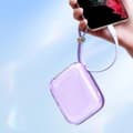Miniatyrbilde 2 av 2: Liten, lett Powerbank 10000mAh USB-C USB-A lilla