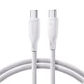 Miniatyrbillede 1 af 5: USB-C kabel 60W hurtig overførsel Multi-Color Series 1m hvid