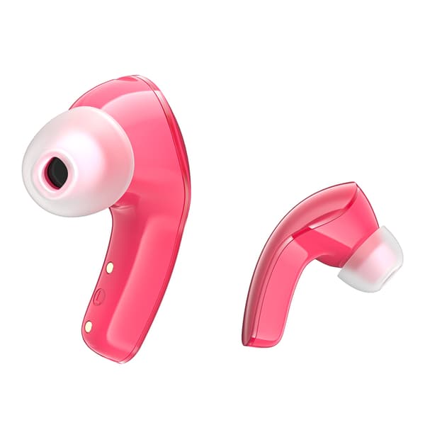 T9 Bluetooth 5.3 in-ear USB-C trådlösa hörlurar, röda