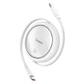 Miniatyrbillede 1 af 8: Kabel tilbagetrækkeligt optrækkeligt kabel USB-C 100W Free2Draw Mini 1m hvid