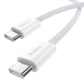 Miniatyrbilde 2 av 8: USB-C kabel 30W PD 480Mb/s Superior Series ll 1m hvit