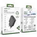 Miniatyrbillede 6 af 6: Lille flad GaN PD 20W USB-C oplader, sort