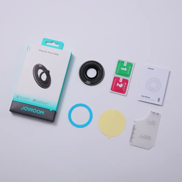 MagSafe ring magnetisk telefonhållare, svart
