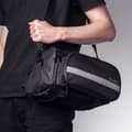 Miniatyrbilde 4 av 5: Sykkelbag med lommer og skulderreim 27L sort