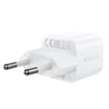 Miniatyrbillede 2 af 6: Mini PD 20W GaN oplader + USB-C kabel, hvid