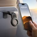 Miniatyrbillede 6 af 6: Magnetisk holder til rejsetelefon til fly, på bord og ryglæn, sort