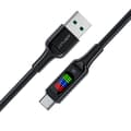 Miniatyrbilde 3 av 5: USB-A - USB-C kabel 60W med skjerm 1,2m svart