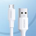 Miniatyrbild 2 av 4: PVC-kabel USB0-A - microUSB 480 Mb/s 1,5m vit