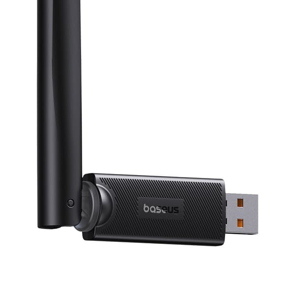 Externt USB WiFi 2,4GHz 150Mb/s nätverkskort med 6dBi antenn, svart