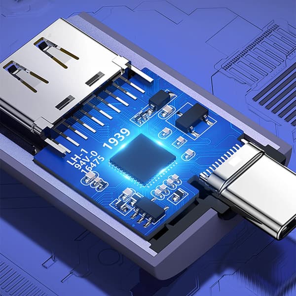 USB-C till HDMI 4K videoadapter grå