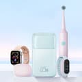 Miniatyrbillede 8 af 8: Powerbank med skærm 10000mAh 22,5W Comet Series + USB-A - USB-C kabel 0,3m blå