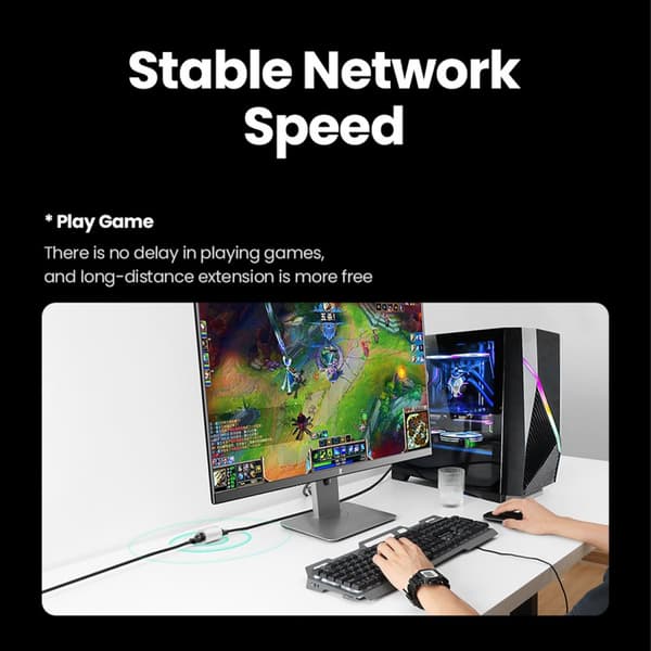 Muffekontakt for RJ45 Cat tvunnet par nettverkskabler. 5e/6 til 100m hvit