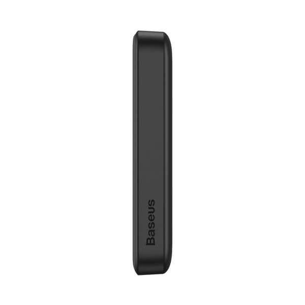 Mini powerbank 10000mAh med induktiv opladning MagSafe 15W PD QC 20W sort