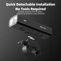 Miniatyrbilde 2 av 4: Sykkellykt foran 800lm + USB-C-kabel 4 driftsmoduser