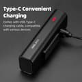 Miniatyrbilde 3 av 4: Sykkellykt foran 800lm + USB-C-kabel 4 driftsmoduser