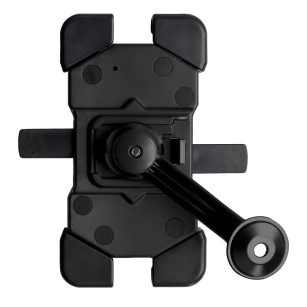 4.5-7.2 telefonholder for motorsykkel, 360 grader roterbar - svart