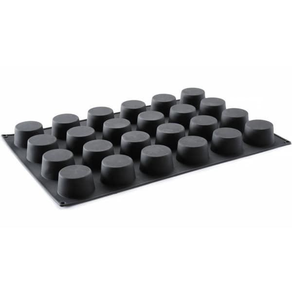 Silikonform for praliner, mousser og bakevarer 570 x 375 mm - muffins