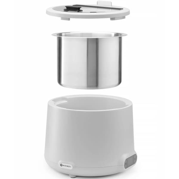 Elektrisk termokande til suppe 35-85 C 8 l 500 W - hvid