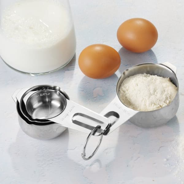 Keittiötangon mittakuppi 30 / 80 / 120 / 180 ml - sarja 4 kpl.