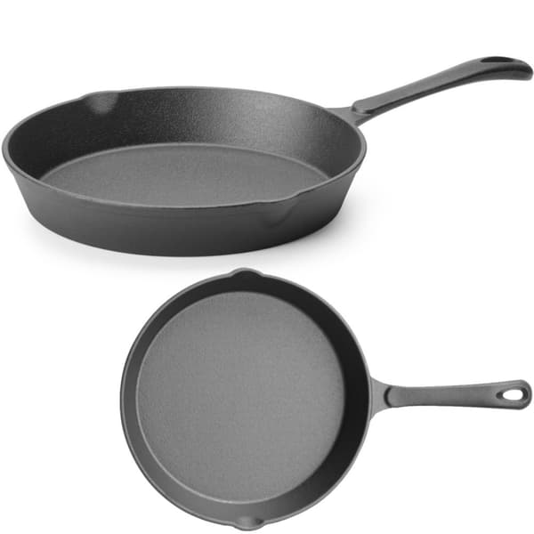 Universal støpejern stekepanne, diameter 250mm x 40mm