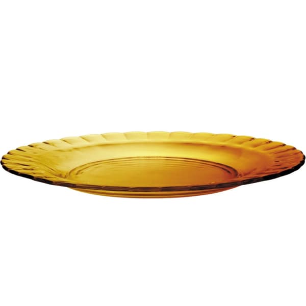 Duralex tallrik PICARDIE AMBER orange 260 x 19 mm - set om 6 st.