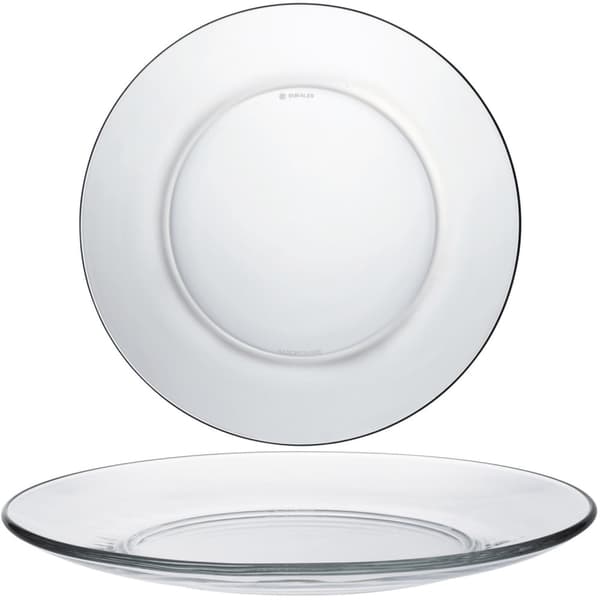 Duralex LYS plateplate transparent 235 x 20 mm - sett med 6 stk.