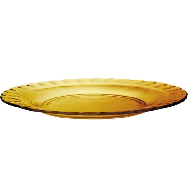 Duralex tallerken PICARDIE AMBER orange 230 x 20 mm - sett med 6 stk.