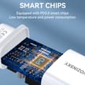 Miniatyrbillede 5 af 6: 20W USB-C vægoplader 100-240V hvid
