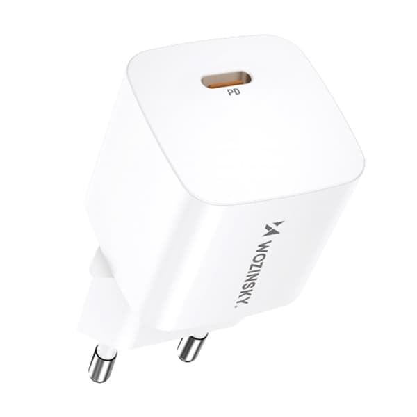 Vegglader 100-240V PD USB-C 20W hvit