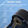 Miniatyrbillede 7 af 8: Biloplader til cigarettænder USB-C USB-A 36W, sort