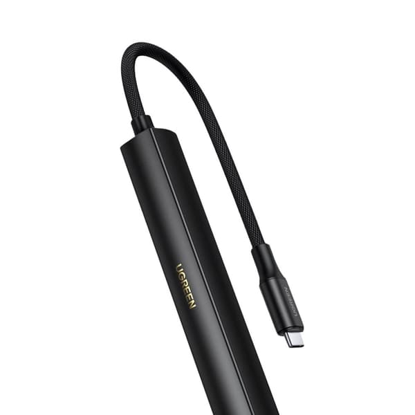 Lydhodetelefonforsterkeradapter USB-C til 3,5 mm minikontakt svart