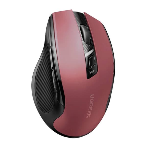 Exakt trådlös USB-mus 2.4GHz Bluetooth 5.0 optisk 4000 DPI röd