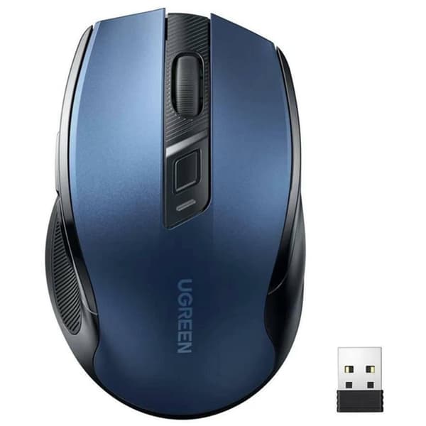 Præcis trådløs USB-mus 2.4GHz Bluetooth 5.0 optisk 4000 DPI blå