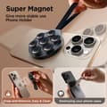 Miniatyrbillede 8 af 8: Strålende magnetisk telefonholder med sugekopper, sort