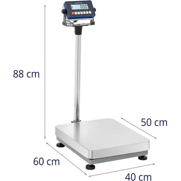 Industriell plattformvekt 40 x 50 cm 120 kg / 0,005 kg
