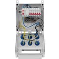 Miniatyrbilde 2 av 2: El-tavle 6 x Schuko jordfeilbryter 6 x installasjon